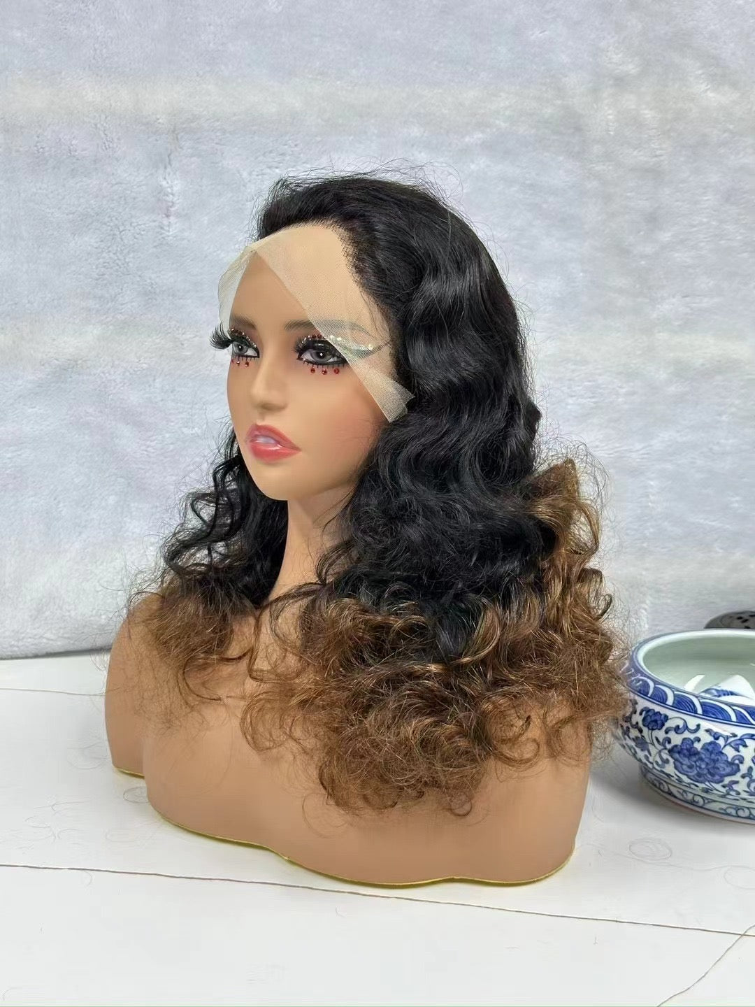 Lace frontal wigs funmi hair virgin hair full end wigs