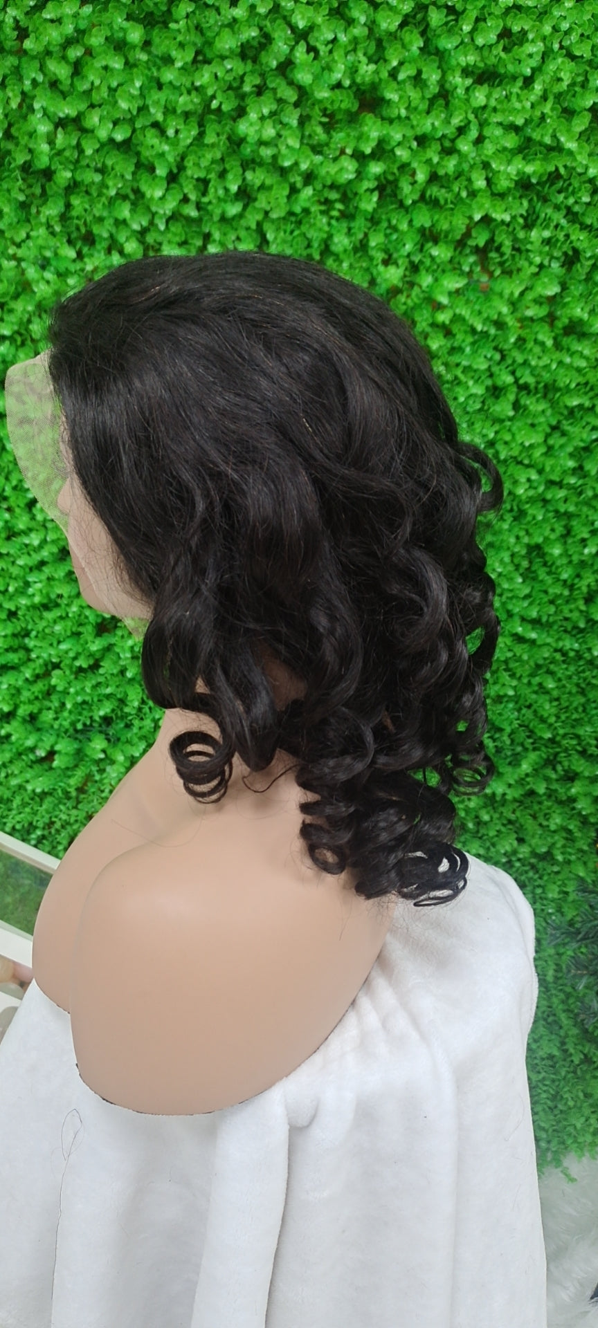 On sale lace frontal wigs loose wave  blab wigs for wemon 22 inch