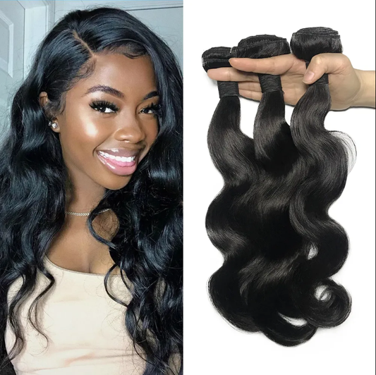 Yoody Hair Raw Body Wave 3 Bundles 100% Human Hair Weave Bundles Indian Virgin Hair Body Wavy Hair Extension